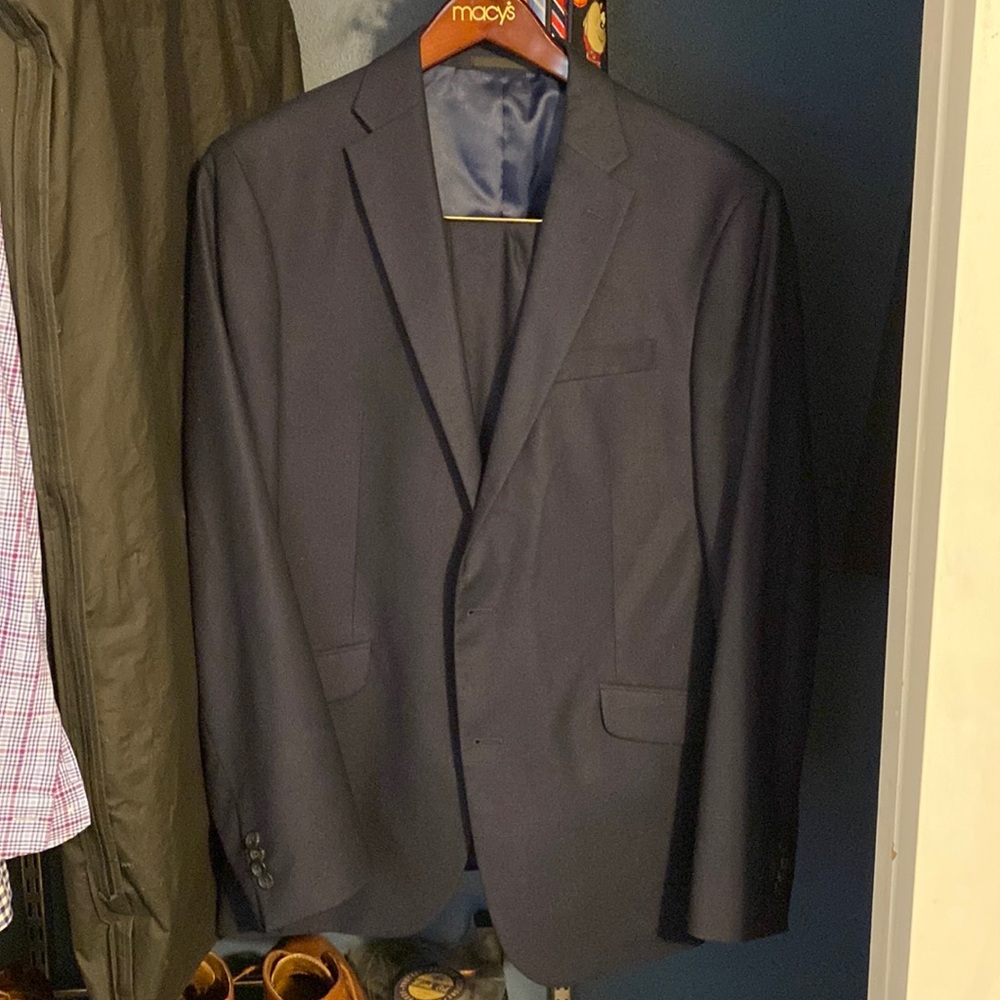 Navy Kenneth Cole suit
